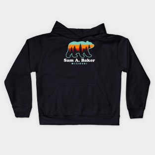 Sam A. Baker State Park Missouri Patterson MO Bear Kids Hoodie